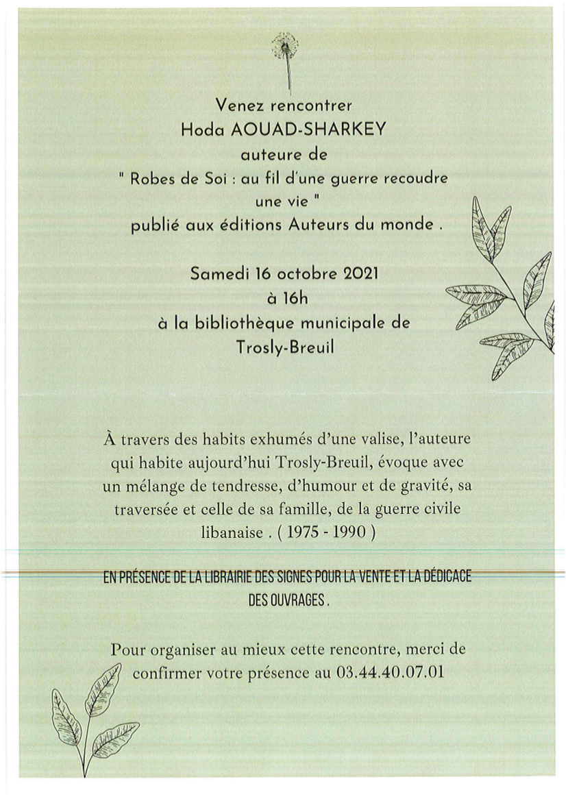 invitation ROBES DE SOI 2