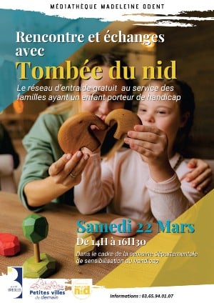 Affiche rencontre Tombée du nid R