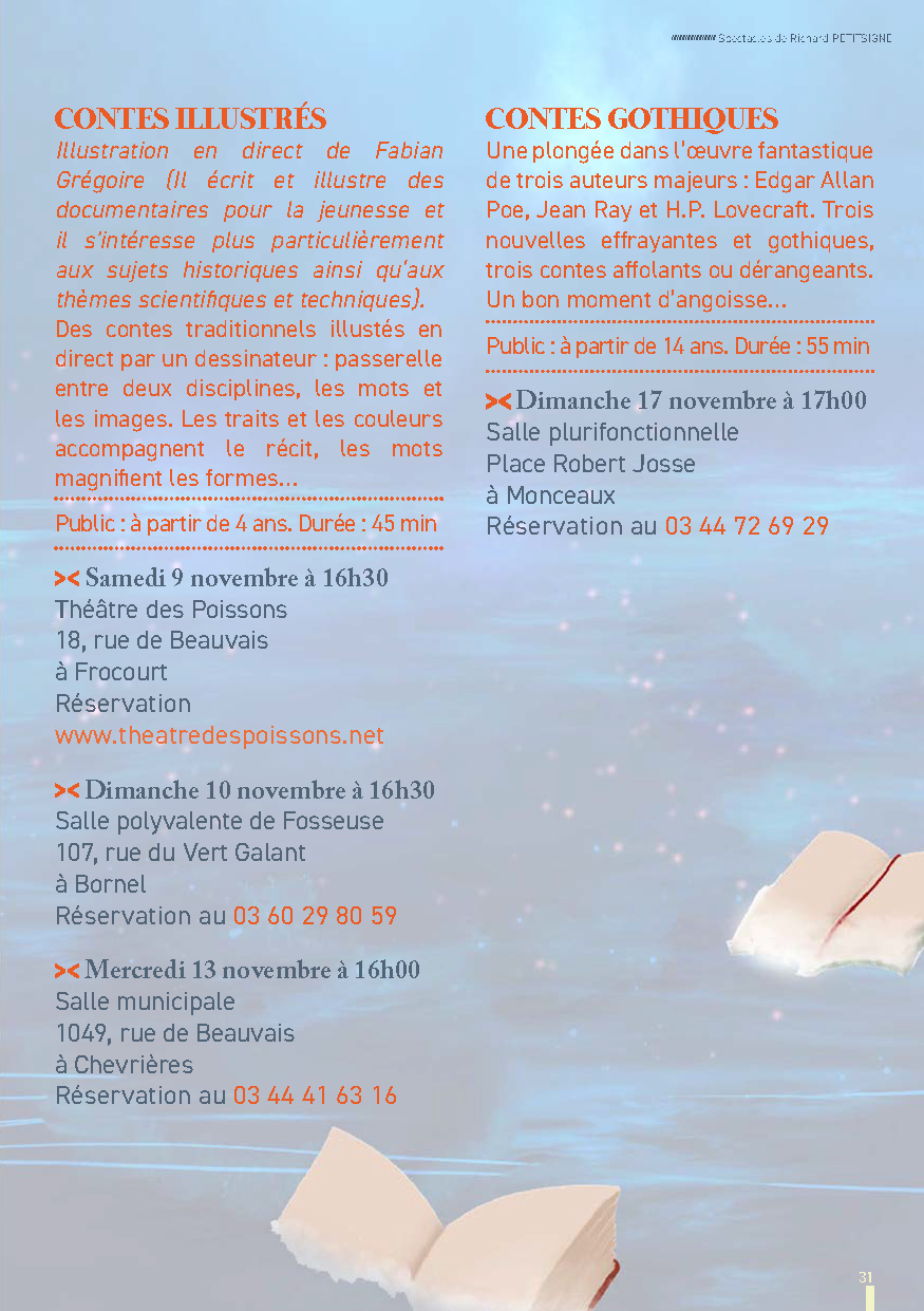 Livret programme A5 Contes d automne 2023 CINQ Page 13
