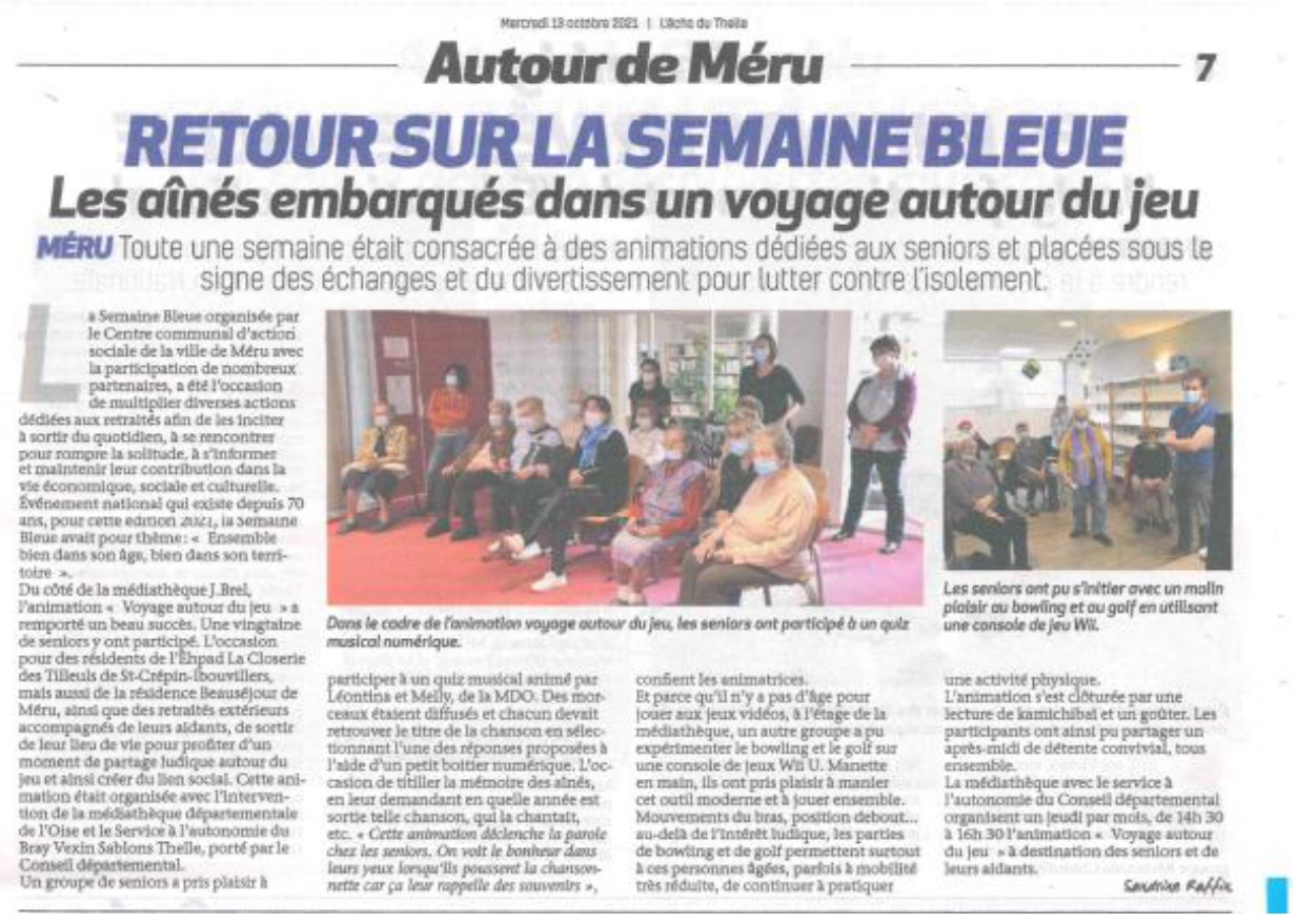 Art. Semaine Bleue Echo du Thelle page 0001