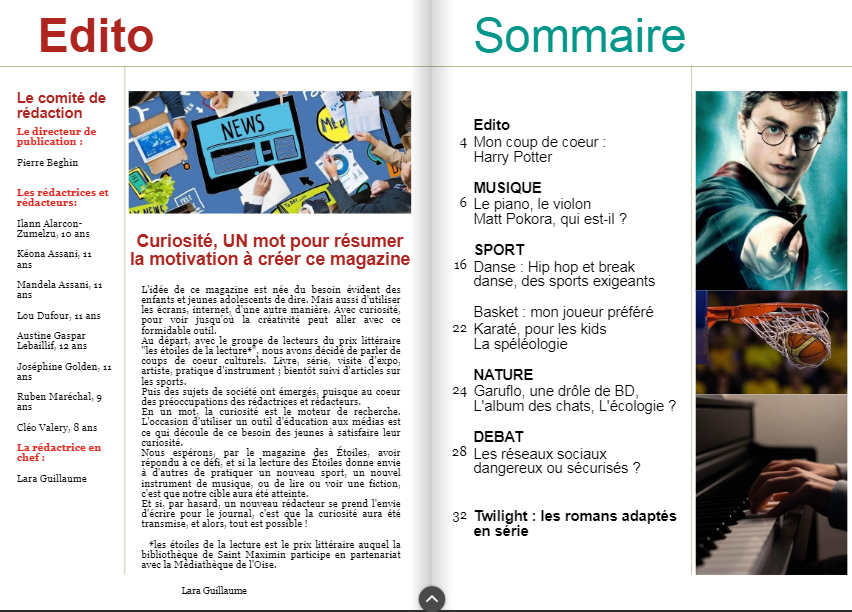 page 1 magazine st max